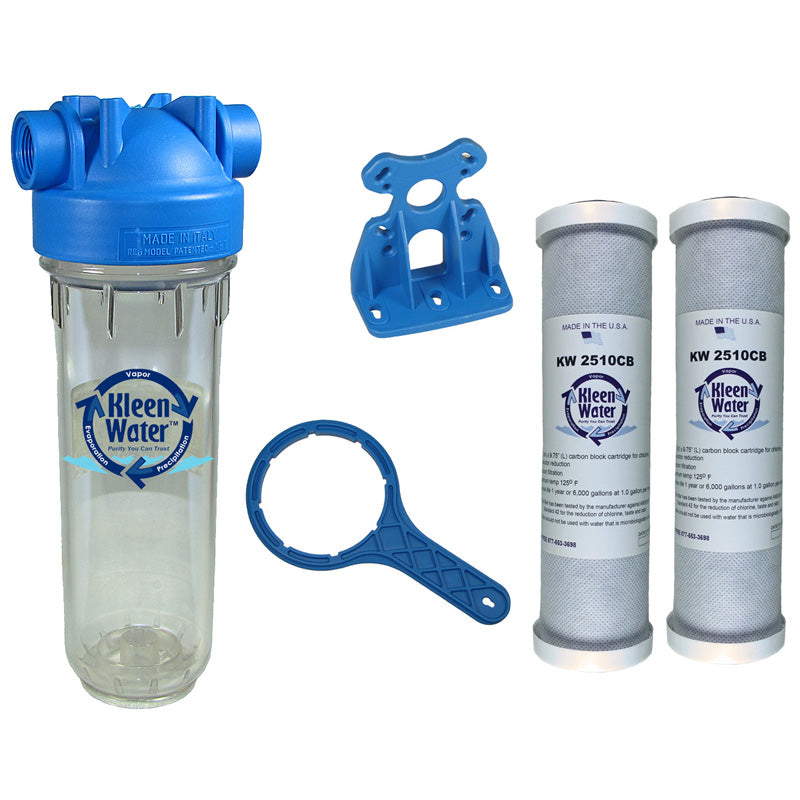 Whole House or Under Sink Chlorine / Odor Removal Water Filter System ...